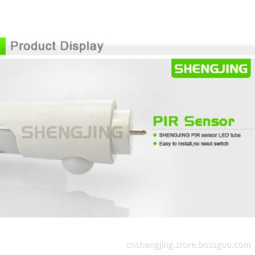 Industry leading manufacturer led t8 sensor tube PIR t8 tube